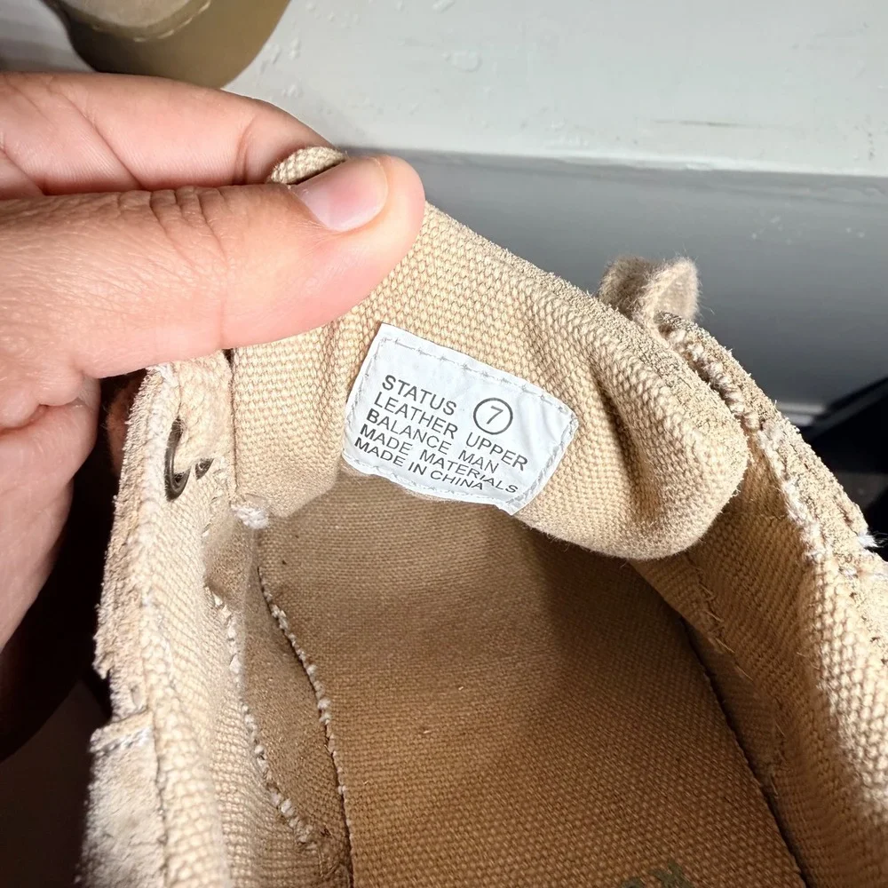 Y2K Report Shoes Sneaker Platform Tan Suede Women Size 7